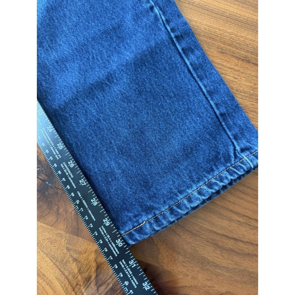 Levis 550 Jeans Mens 36x32 Actual 30 Inseam Medium Dark Wash Denim Straight Leg - Picture 7 of 7